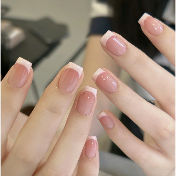 Ombre French Tip | Short Square